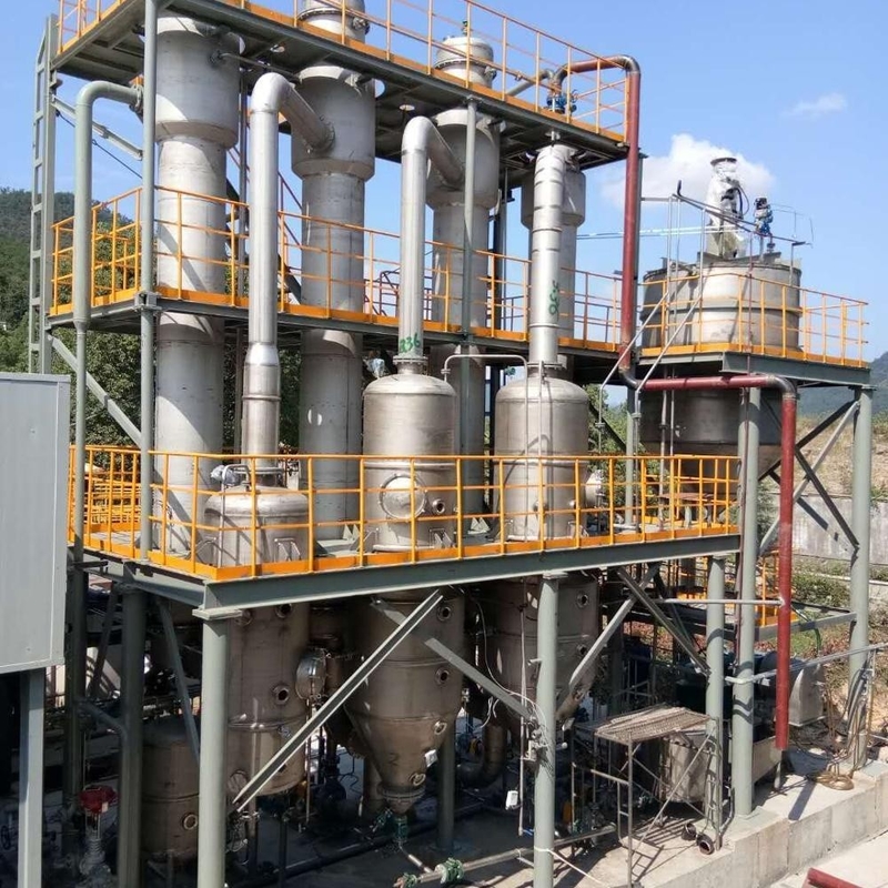 Lithium Manganate Mvr Falling Film Mvr Evaporator System Zero Liquid For Ethanol Recovery/Water Treatment