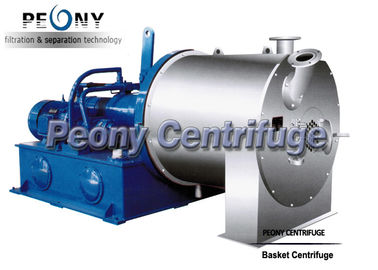 Sıvı katı ayırma için 1-20T/Saat kapasiteli PLC denetimli itme santrifüj