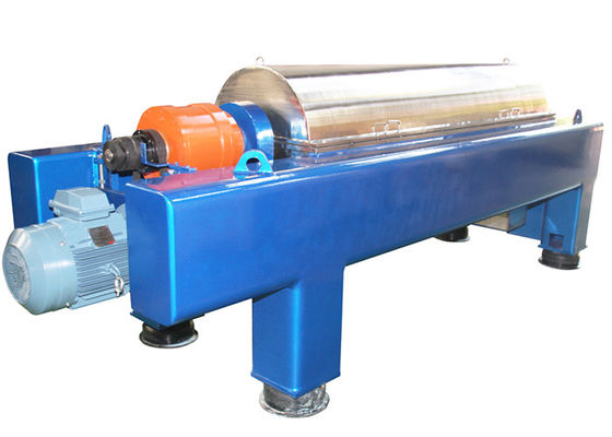 Atık Su Ayırma Süspansiyonu İçin PDC Sürekli Palm Ham Petrol Yatay Dekantör Santrifüjü