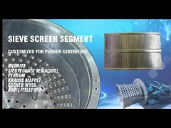 Tuz İtici Santrifüj Makinesi Elek Ekran Segmenti
