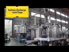 Düz Form Alttan Deşarjlı Gıda Santrifüjü, Kazıyıcılı Kase / Sepet Santrifüjü